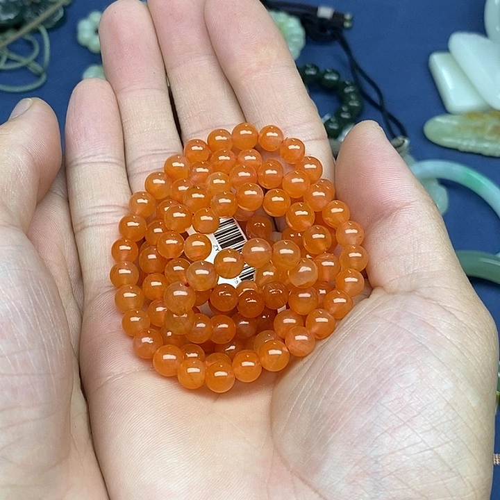 颈饰未镶嵌南红玛瑙哈**h