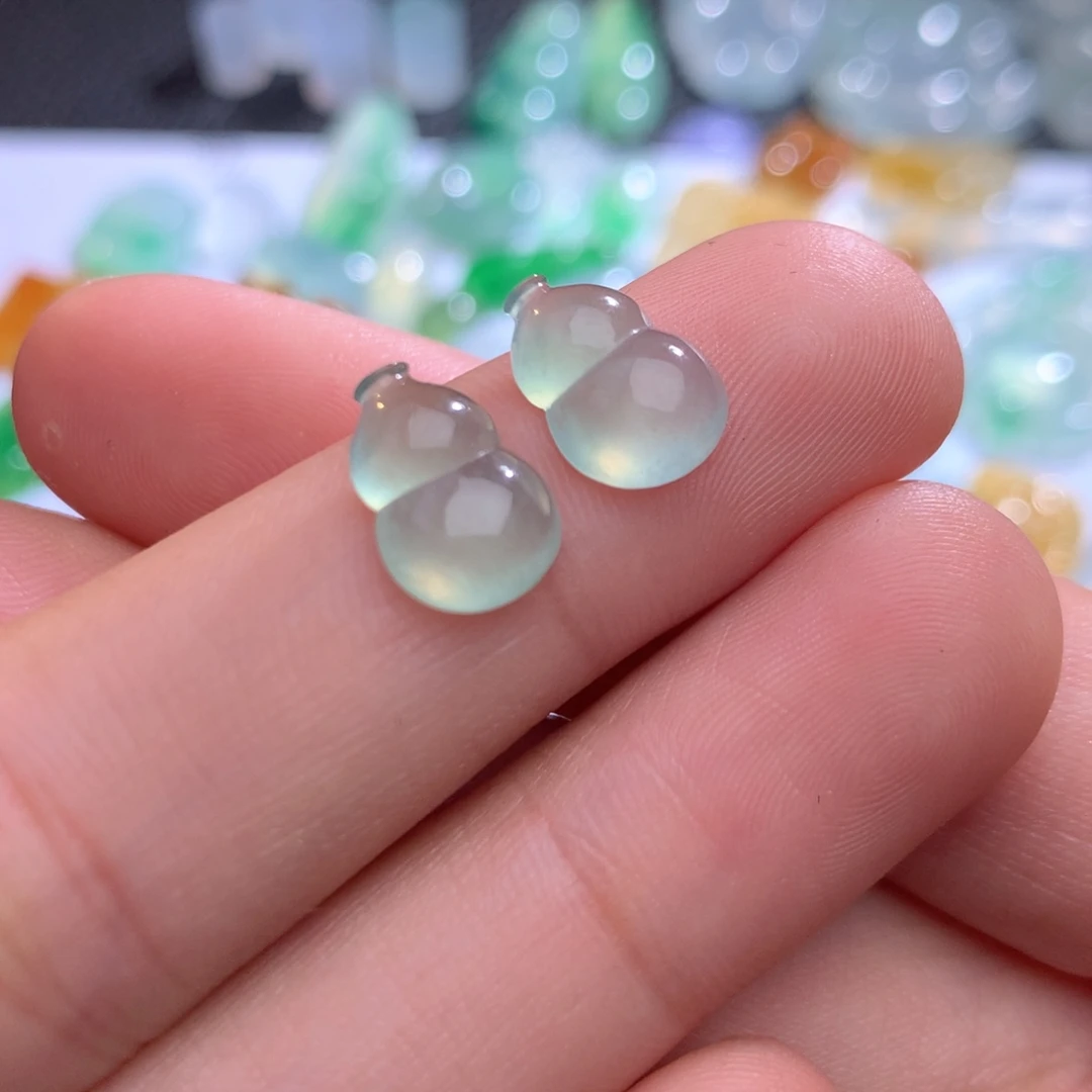 翡翠未镶嵌毛衣链缅甸