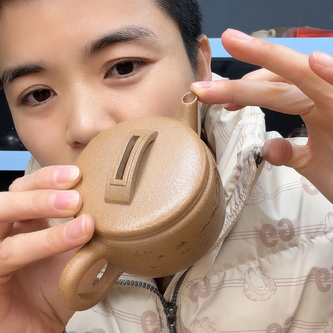 紫砂茶壶民间手艺人全手工制作