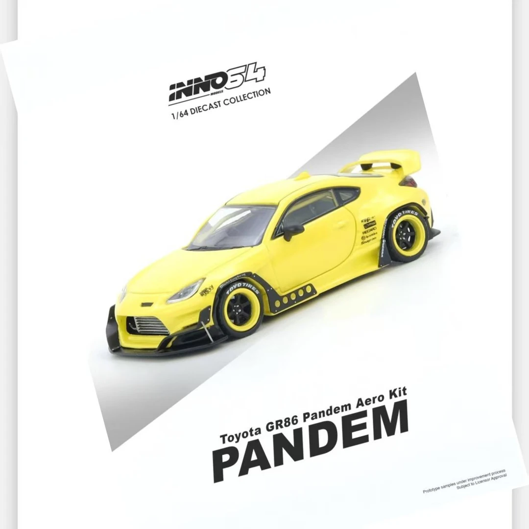 INNO Toyota GR86 PANDEM宽体改装JDM 丰田GR86 合金汽车模型