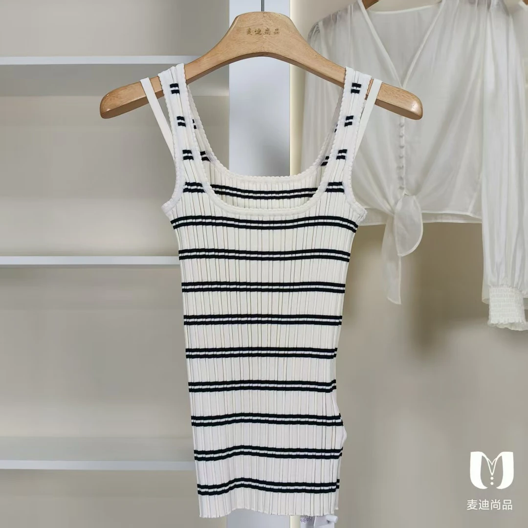 麦迪尚品【设计师】5061031夏季简约时尚针织吊带品牌撤柜