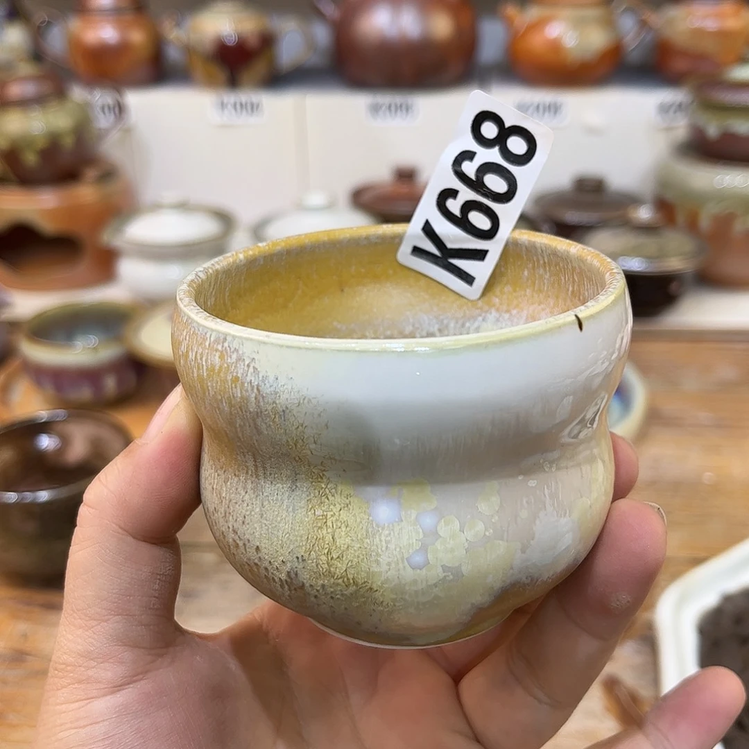 白泥茶杯月*暖陶瓷艺术