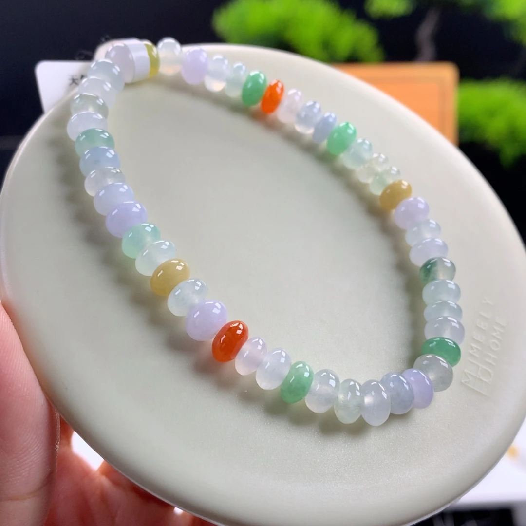 翡翠未镶嵌手链卡6