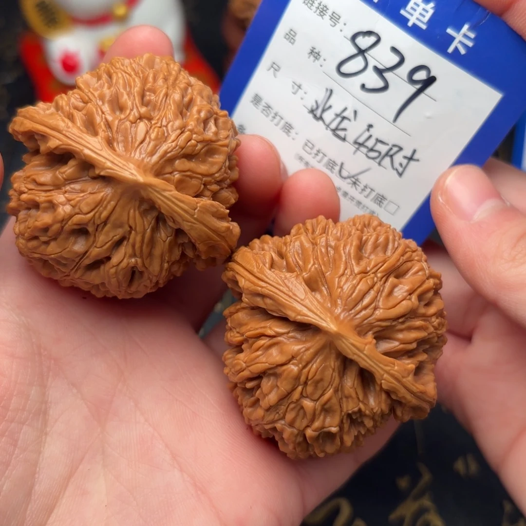 文玩核桃吊坠水龙纹