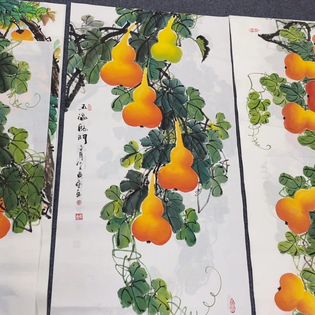 国画为****！尺寸140×70四尺精品手绘画