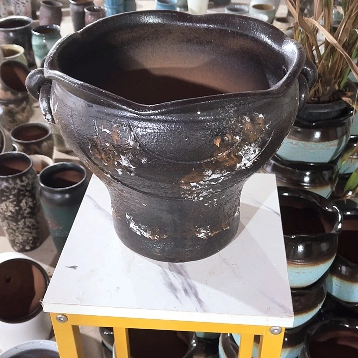 紫砂花盆口径31高度27一只正品