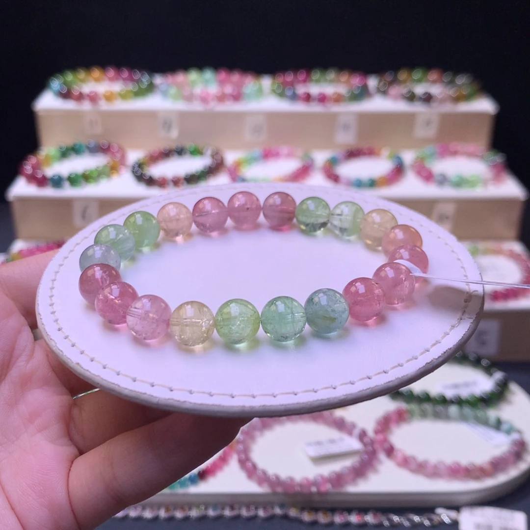 未镶嵌手链碧玺碧玺