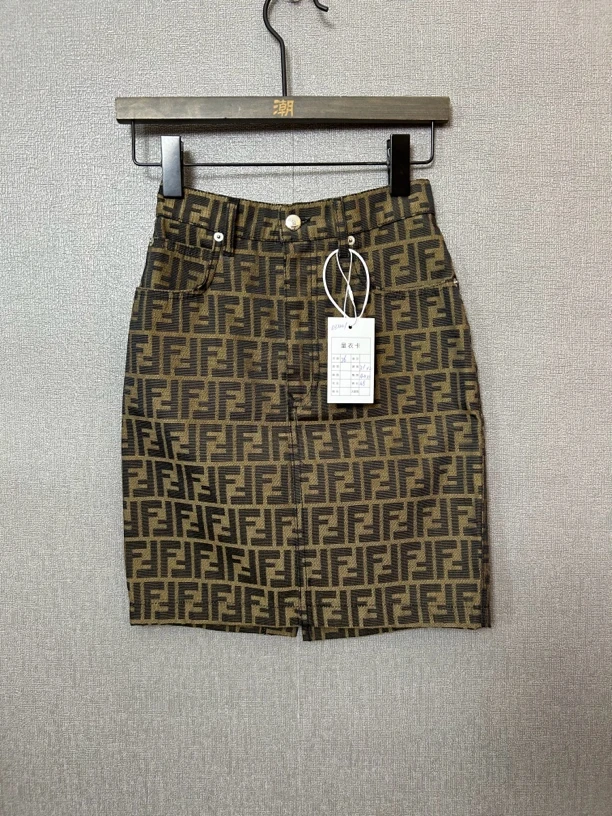 95新 FENDI/芬迪 芬迪fendi老花半裙vintage款95新