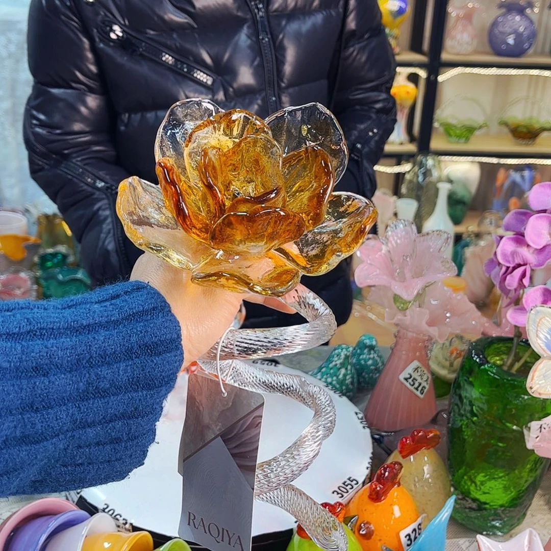 霸王莲家悦琉璃工艺品