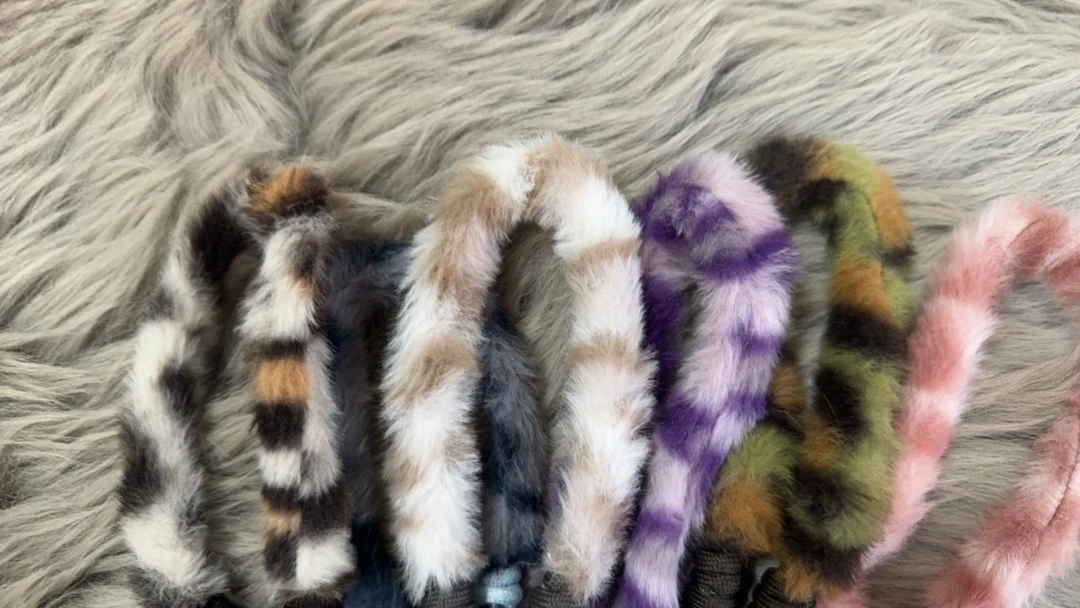 跨境新品豹猫花纹系列手机绳挂饰(oppo袋装)