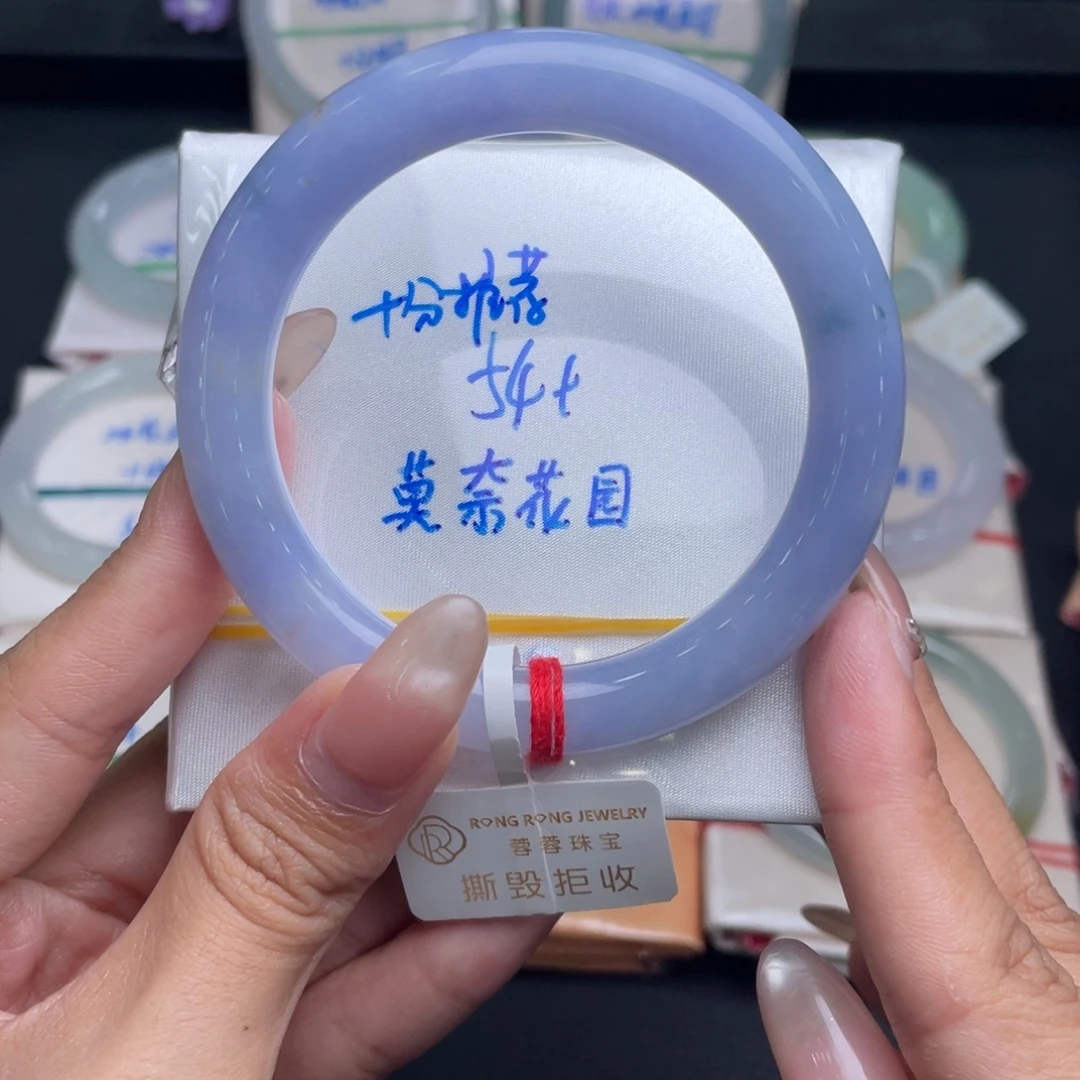 翡翠未镶嵌手镯22号