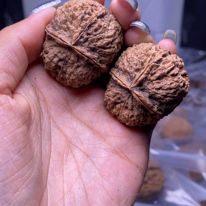 把件文玩核桃云南野生铁核桃59号37mm
