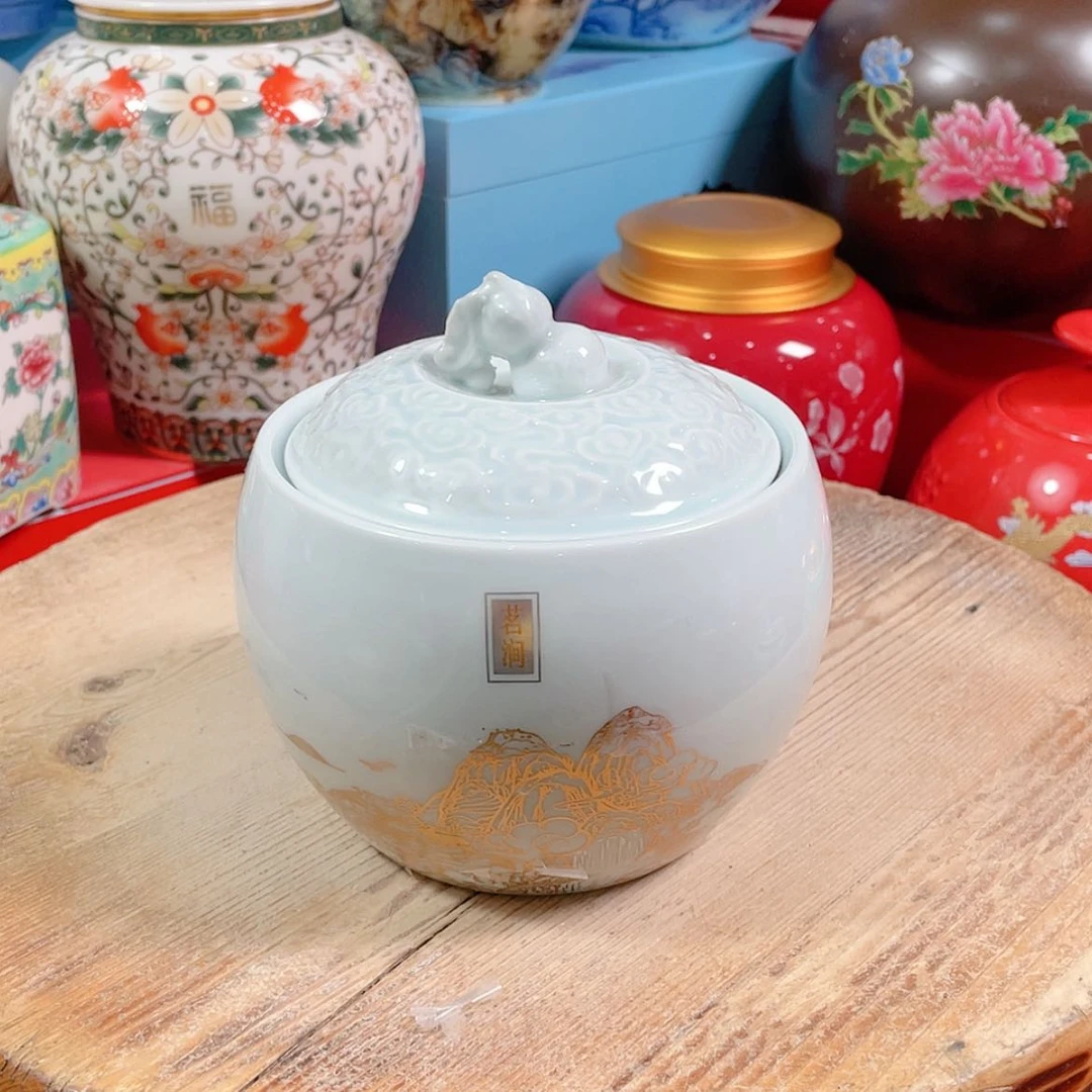【闪购商品】罐陶瓷茶叶罐密封罐