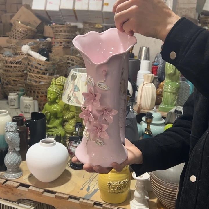摆件高度30厘米口径11厘米微瑕捡漏磕碰