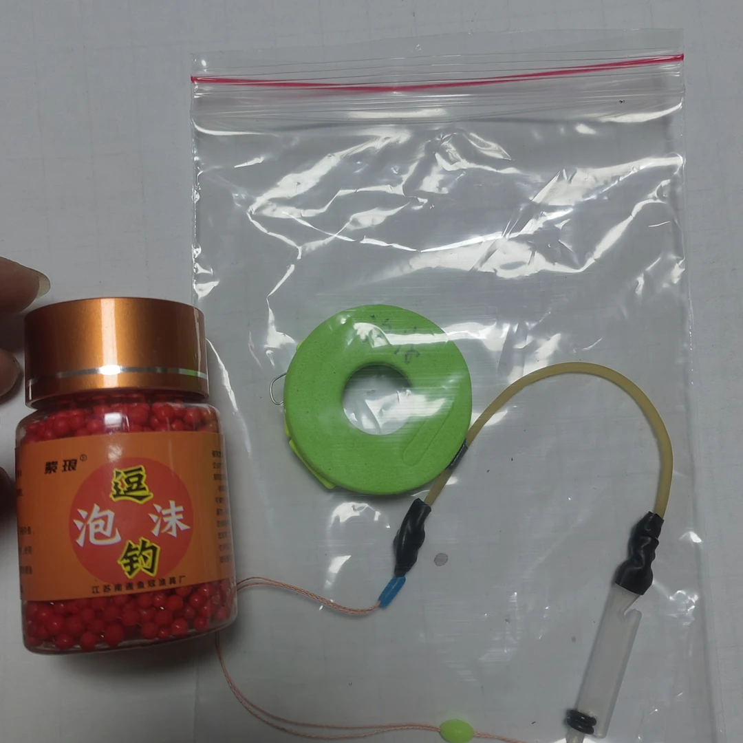 泡沫抖钓线组简易逗钓线组套装(通用5号狼牙钩)