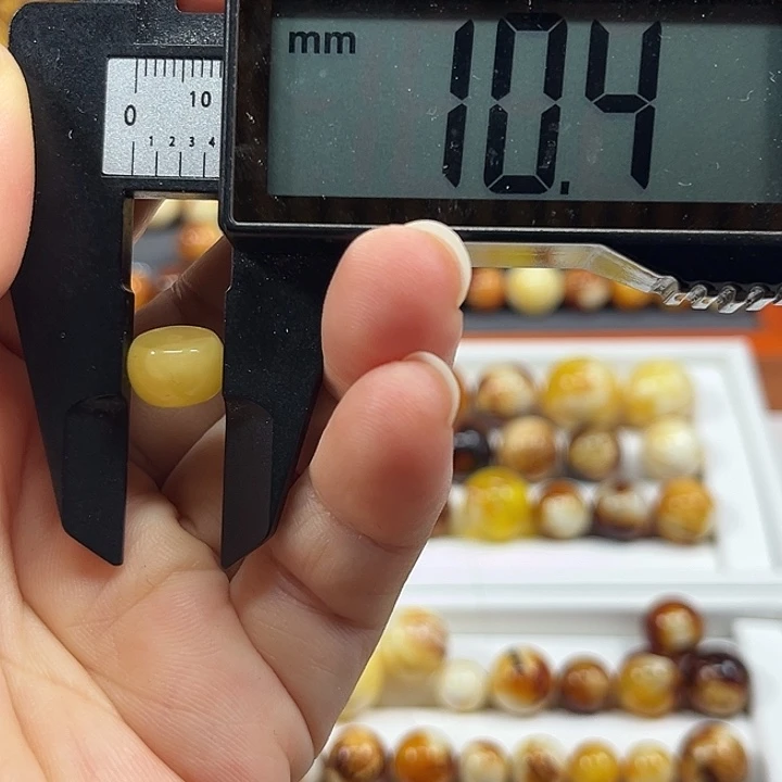 琥珀颈饰未镶嵌墩子15