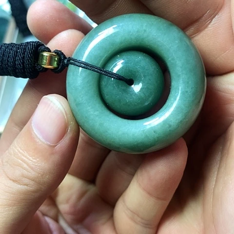 翡翠未镶嵌颈饰天然缅甸翡翠a货