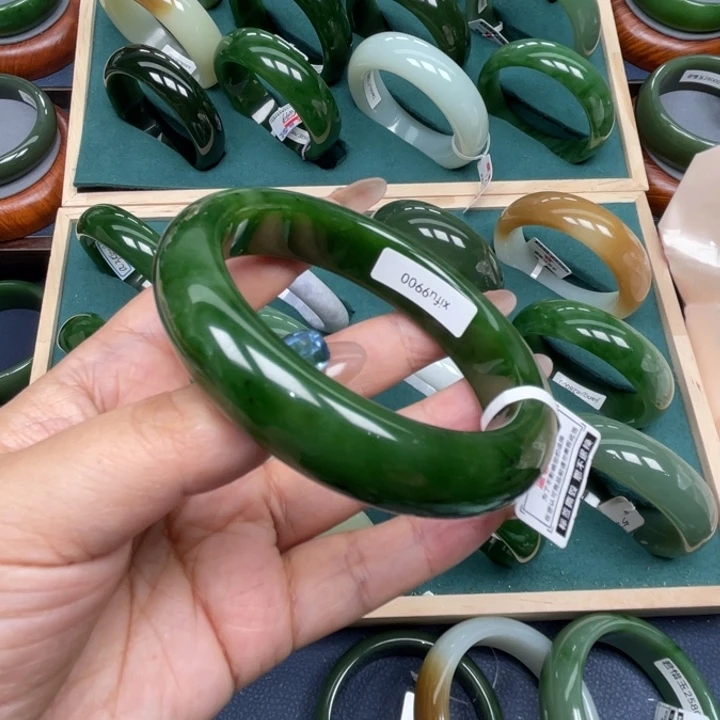 和田玉手镯未镶嵌60.61