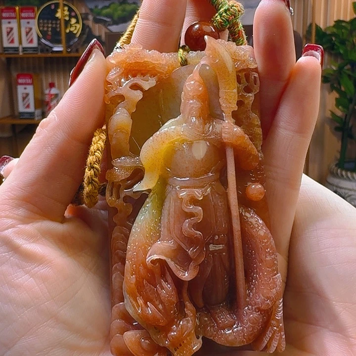 蛇纹石玉颈饰未镶嵌善**分