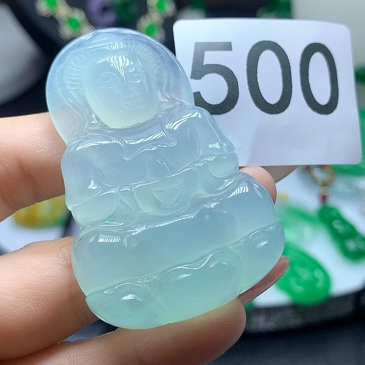 翡翠吊坠(赠链)未镶嵌