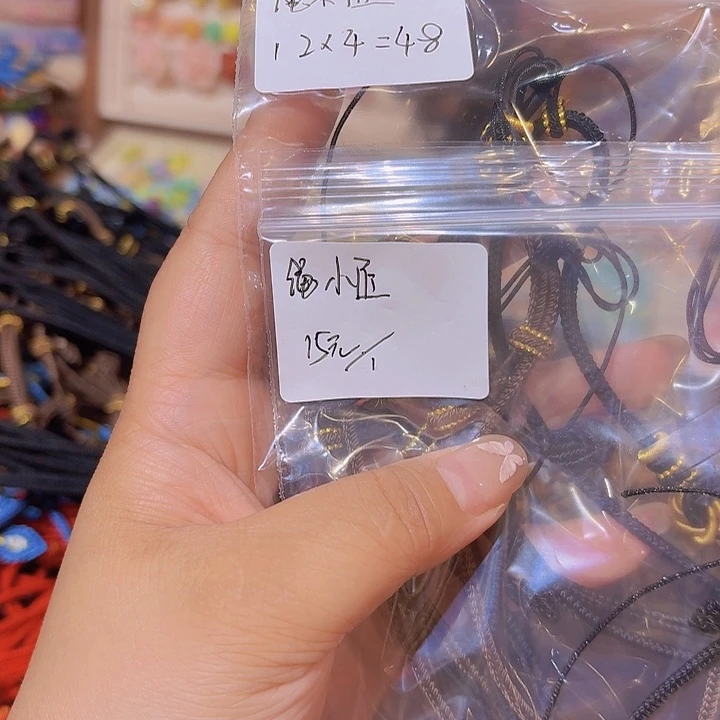 绳***匠织物五条项链一组自拍