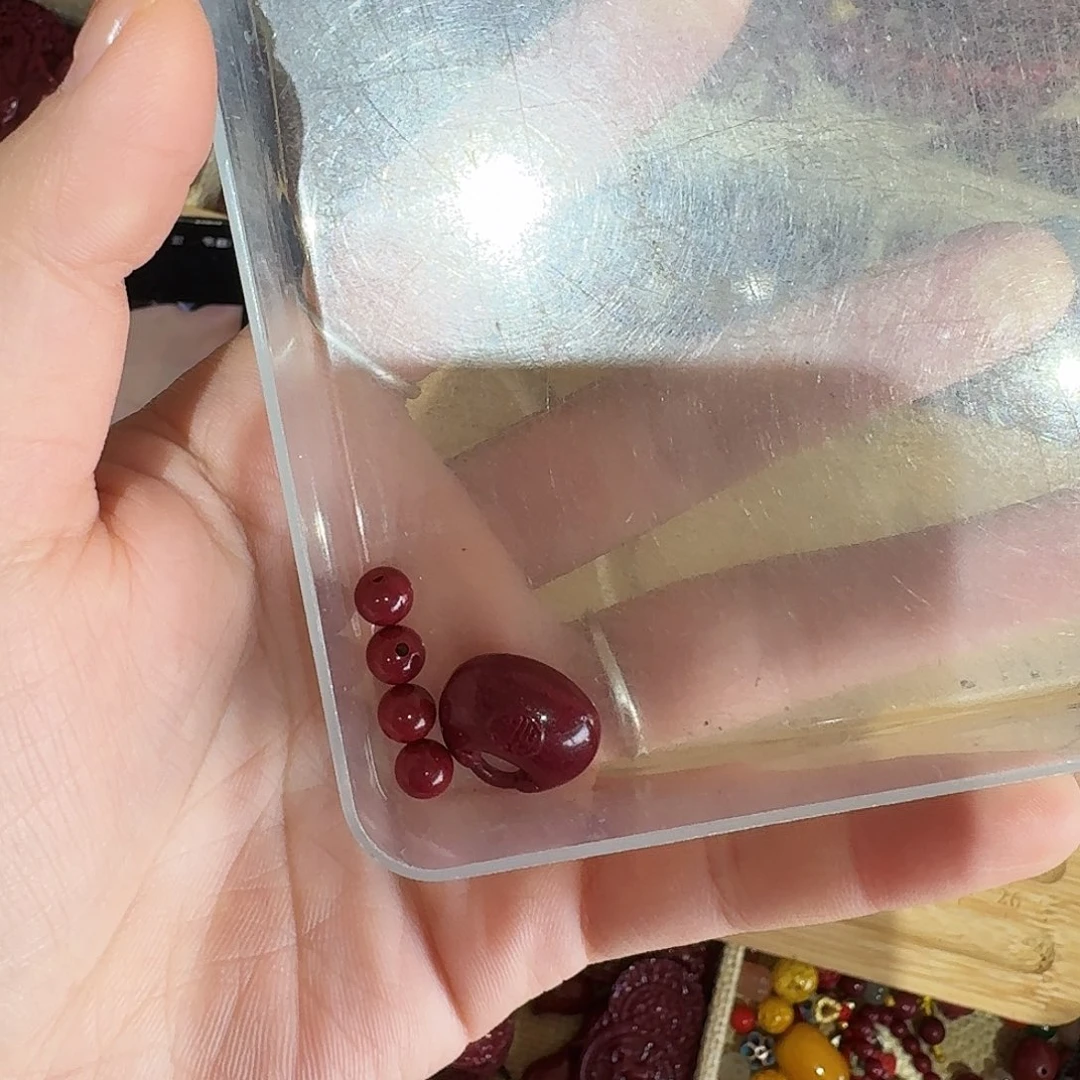 天然辰砂高含量紫金砂胖福手链