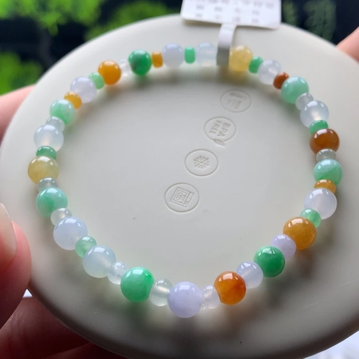 手链翡翠未镶嵌卡
