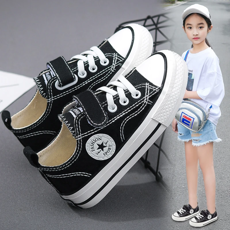 ABC儿童帆布鞋2025新款夏季宝宝休闲布鞋女童低帮板鞋男童鞋子