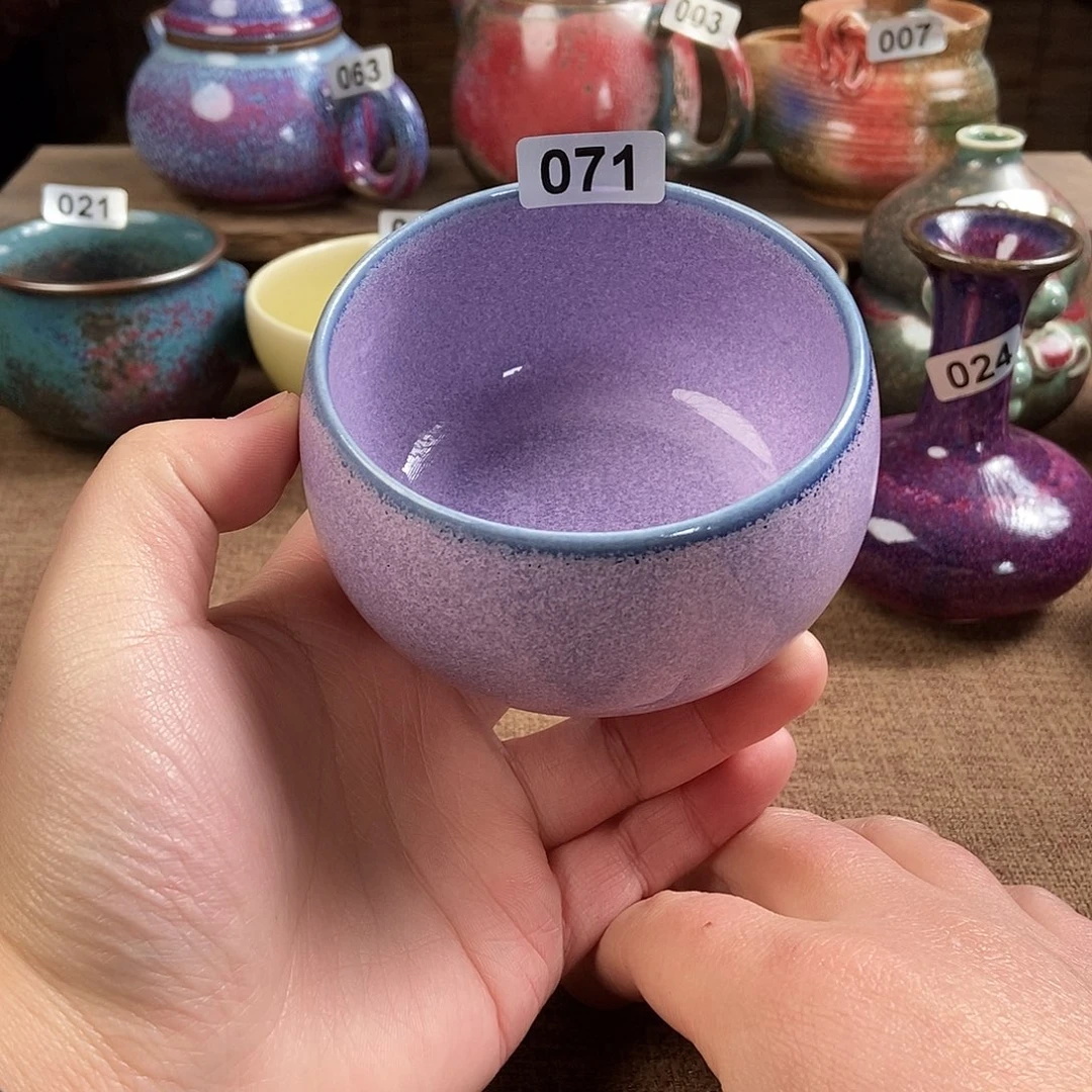 瓷片钧瓷茶壶茶具