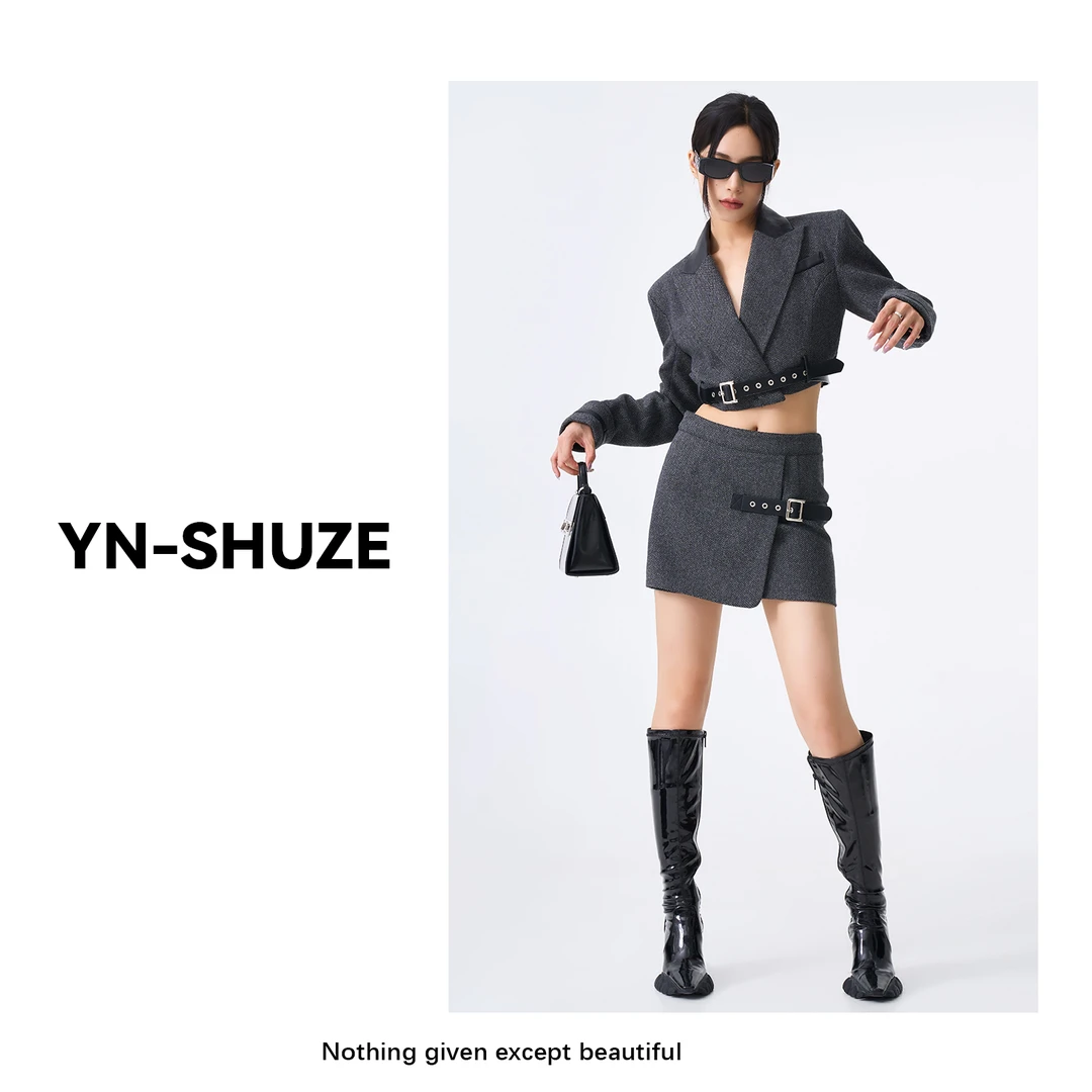 YN-SHUZE设计师款显瘦百搭时尚休闲套装YNC-233066