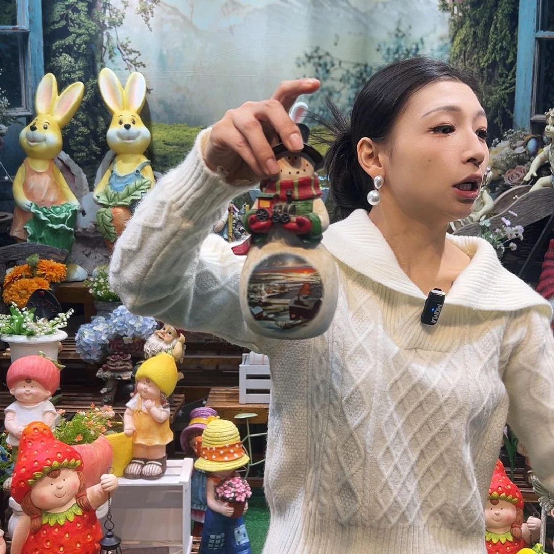 花园摆件红红火火