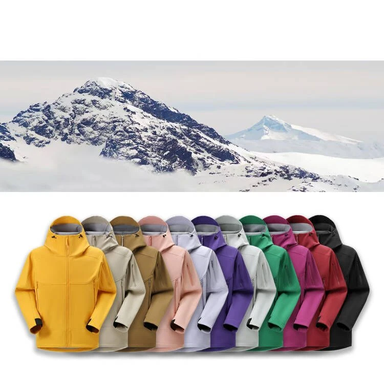 【达人专属】海外版高端全天候加绒保暖情侣款软壳冲锋衣23178