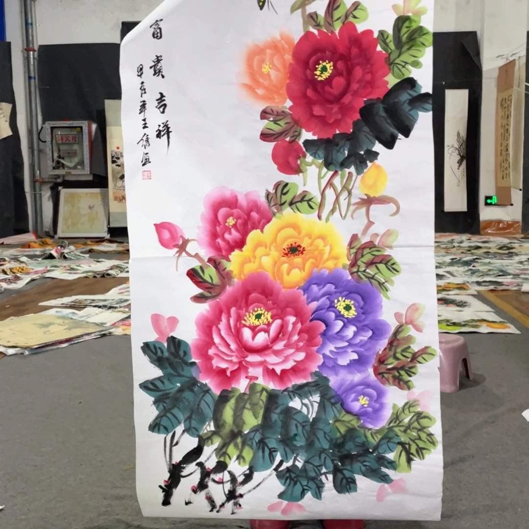 国画国画作品画心一张