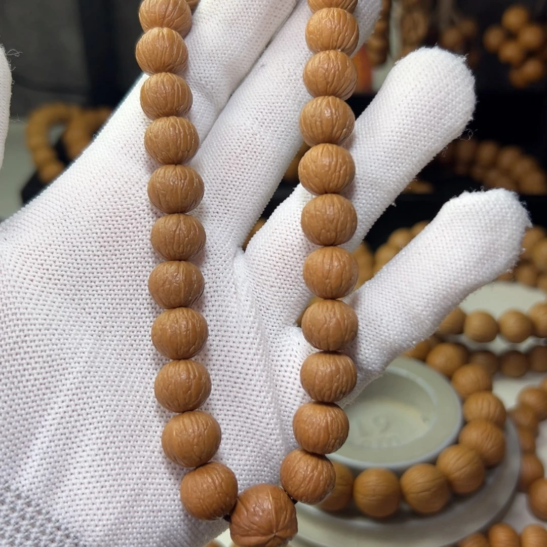 风***年猴头核桃吊坠12凤羽手持磨盘