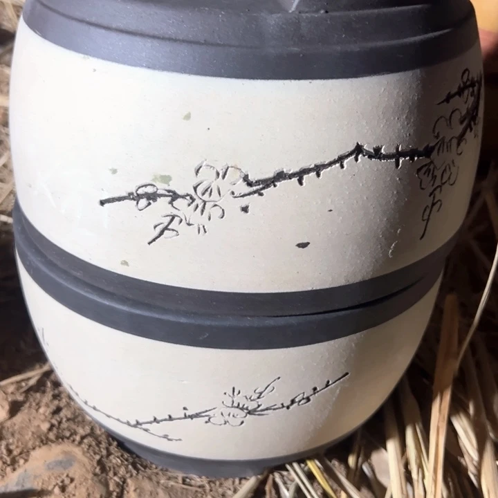 红陶紫砂碗盆口20