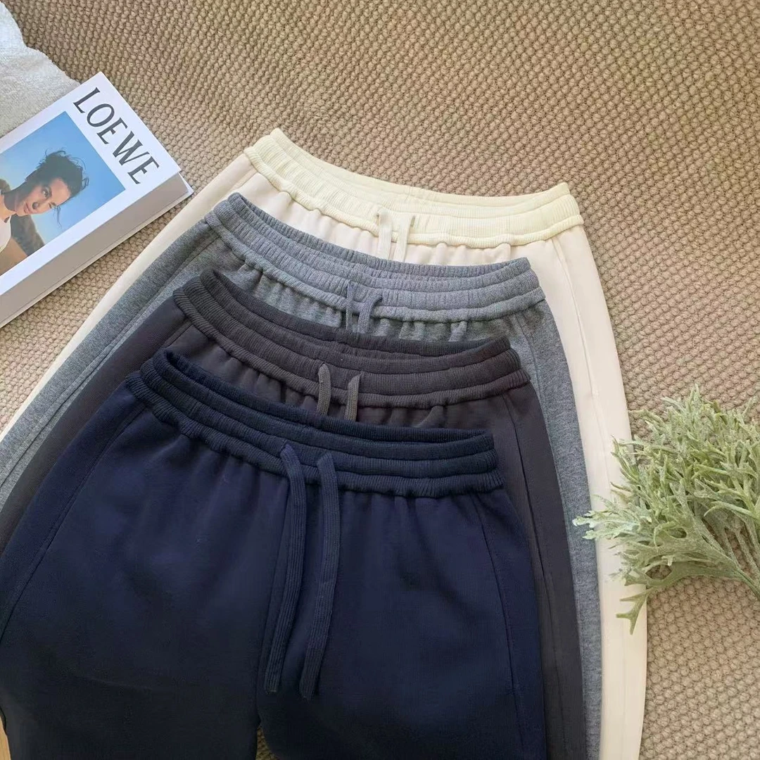 素心轻奢 2025春季新款垂感弯刀休闲裤宽松显瘦百搭裤12973