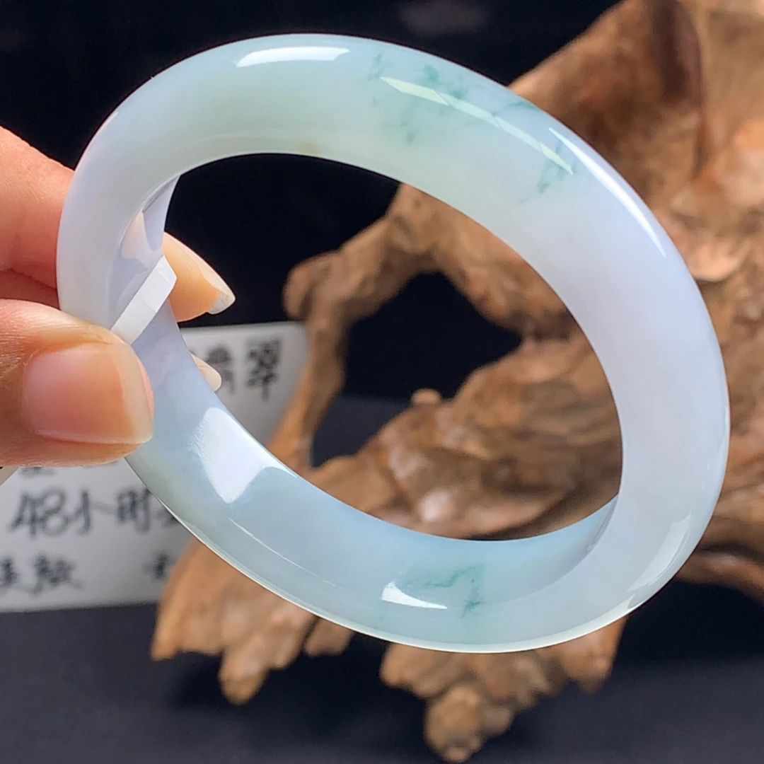 翡翠手镯未镶嵌15号56-12.8-8.8