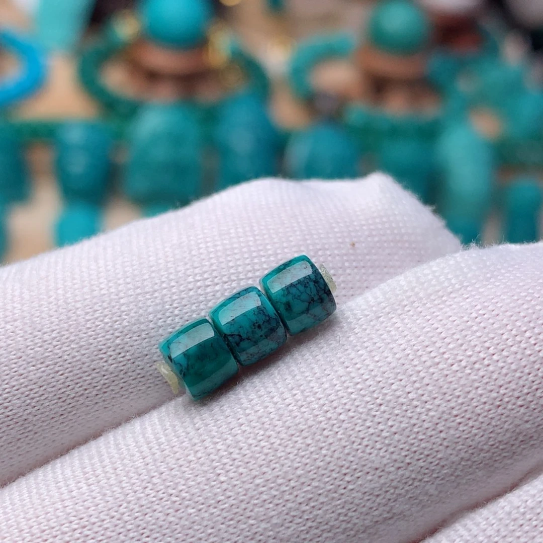 绿松石珠宝奇石未镶嵌5.5m m