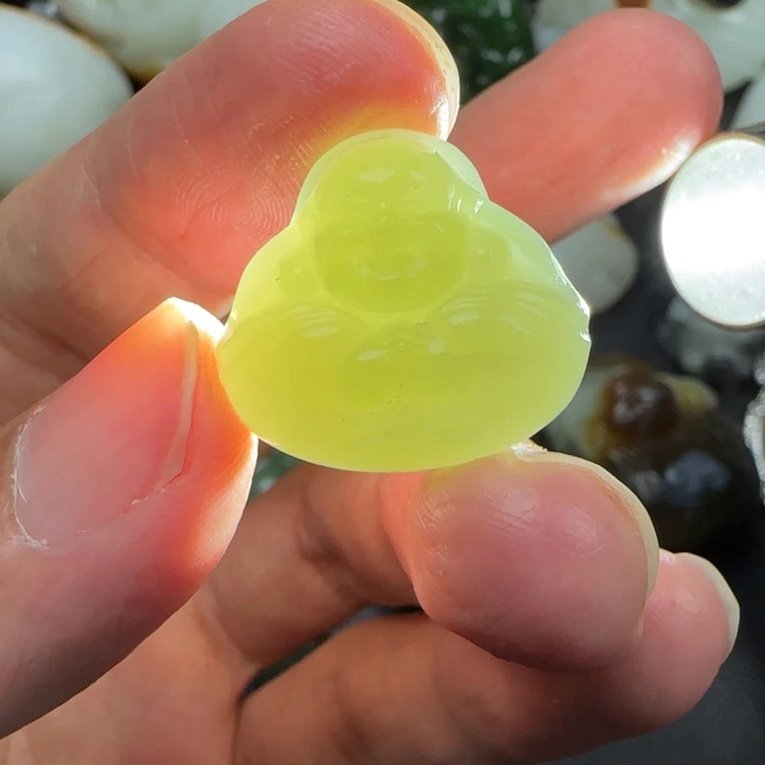 和田玉未镶嵌吊坠(不含链)