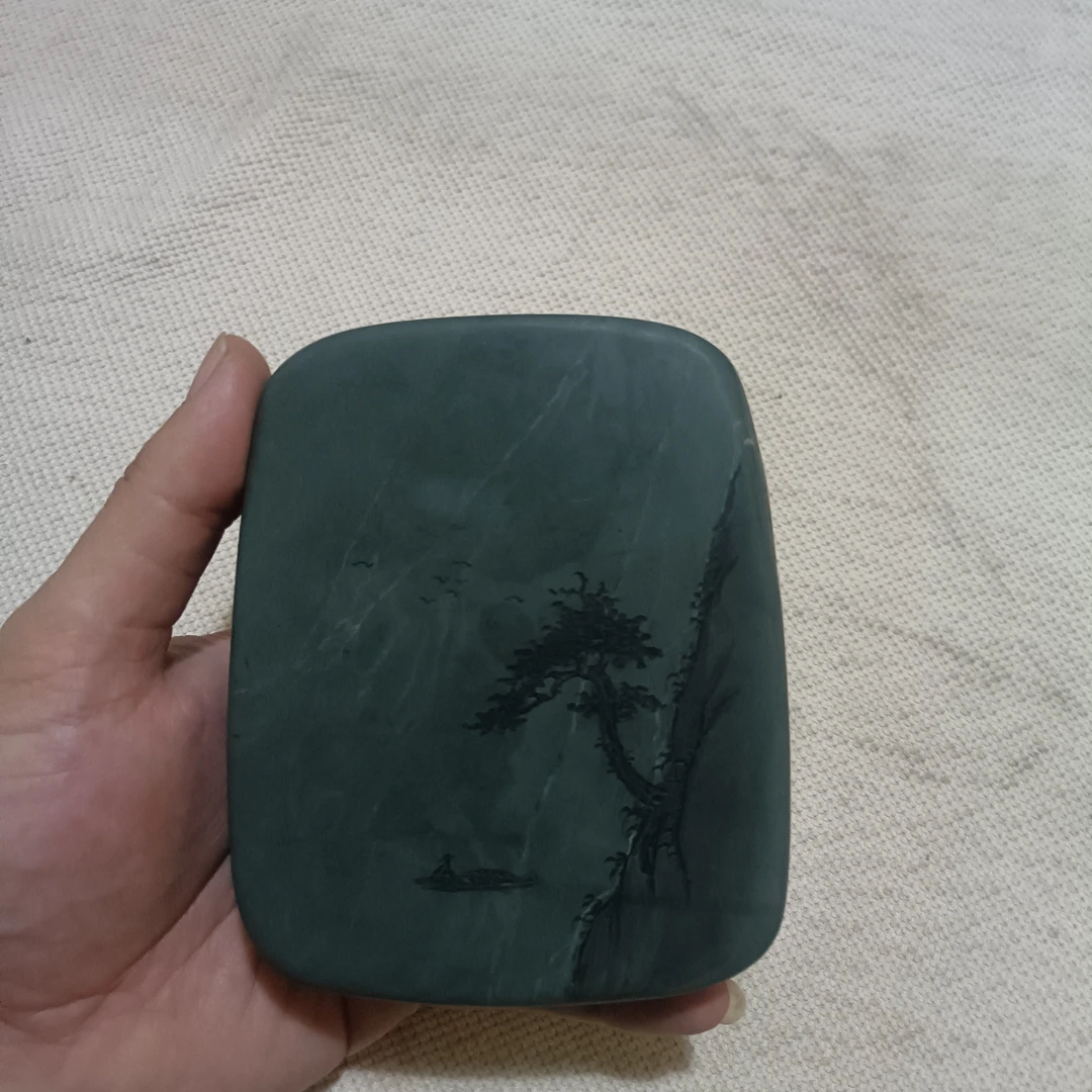 喇嘛崖老坑料小楷砚文房四宝实用型砚台