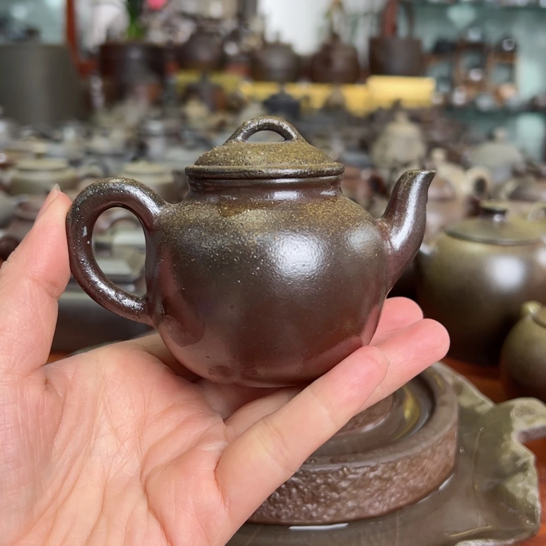 贵台龙窑柴烧茶壶A32