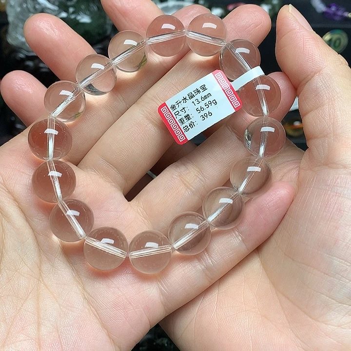 是***她水晶手链未镶嵌天然水晶