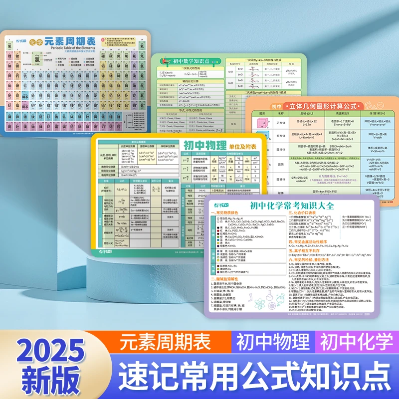 初中化学元素周期表物理知识化学方程式大全