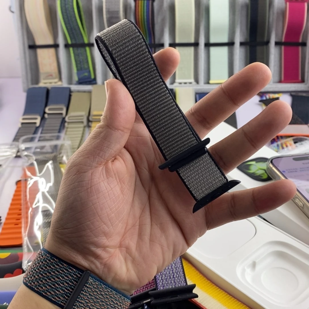 99新铁锚灰色小表盘尼龙回环