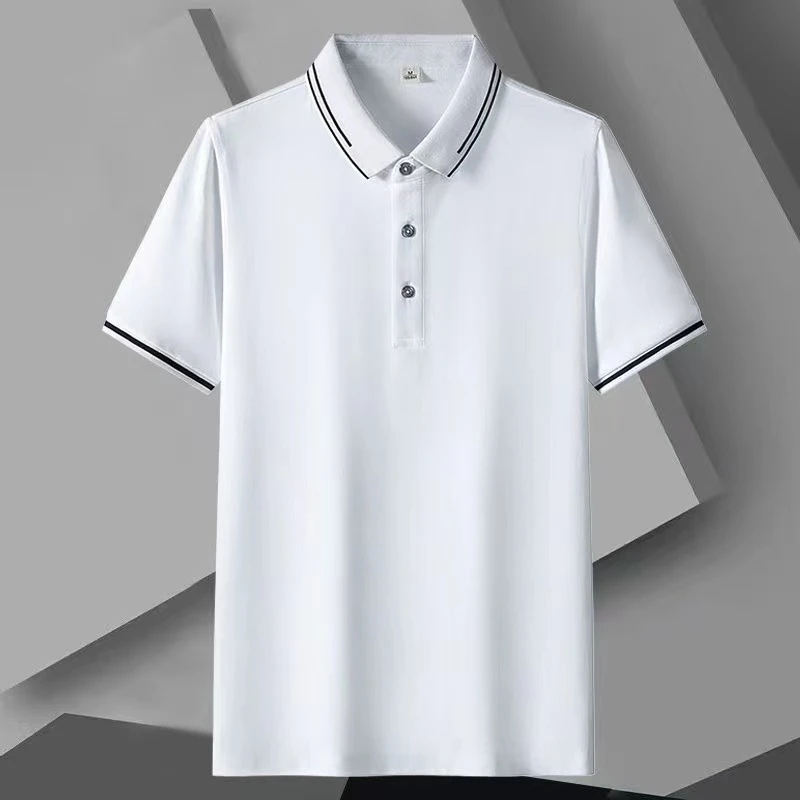 短袖Polo衫高弹polo衫polo简约夏季商务翻领