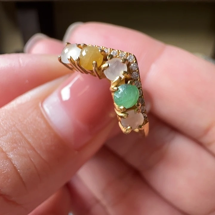 ꩵ***ঞ翡翠未镶嵌手镯翡翠9.9