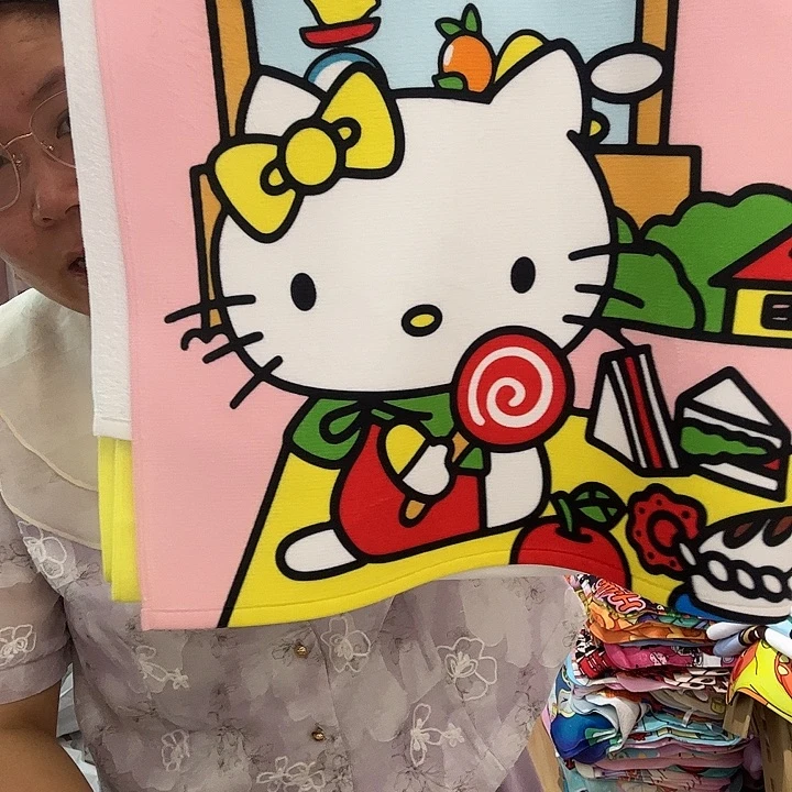 棉新款kt猫的浴巾