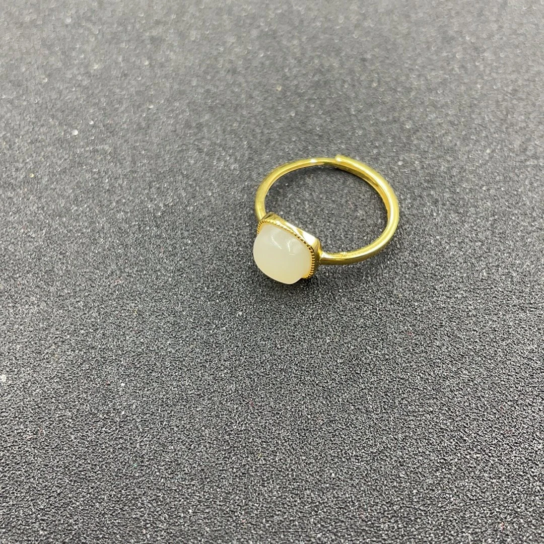 BY0208FWJS标19 和田玉戒指