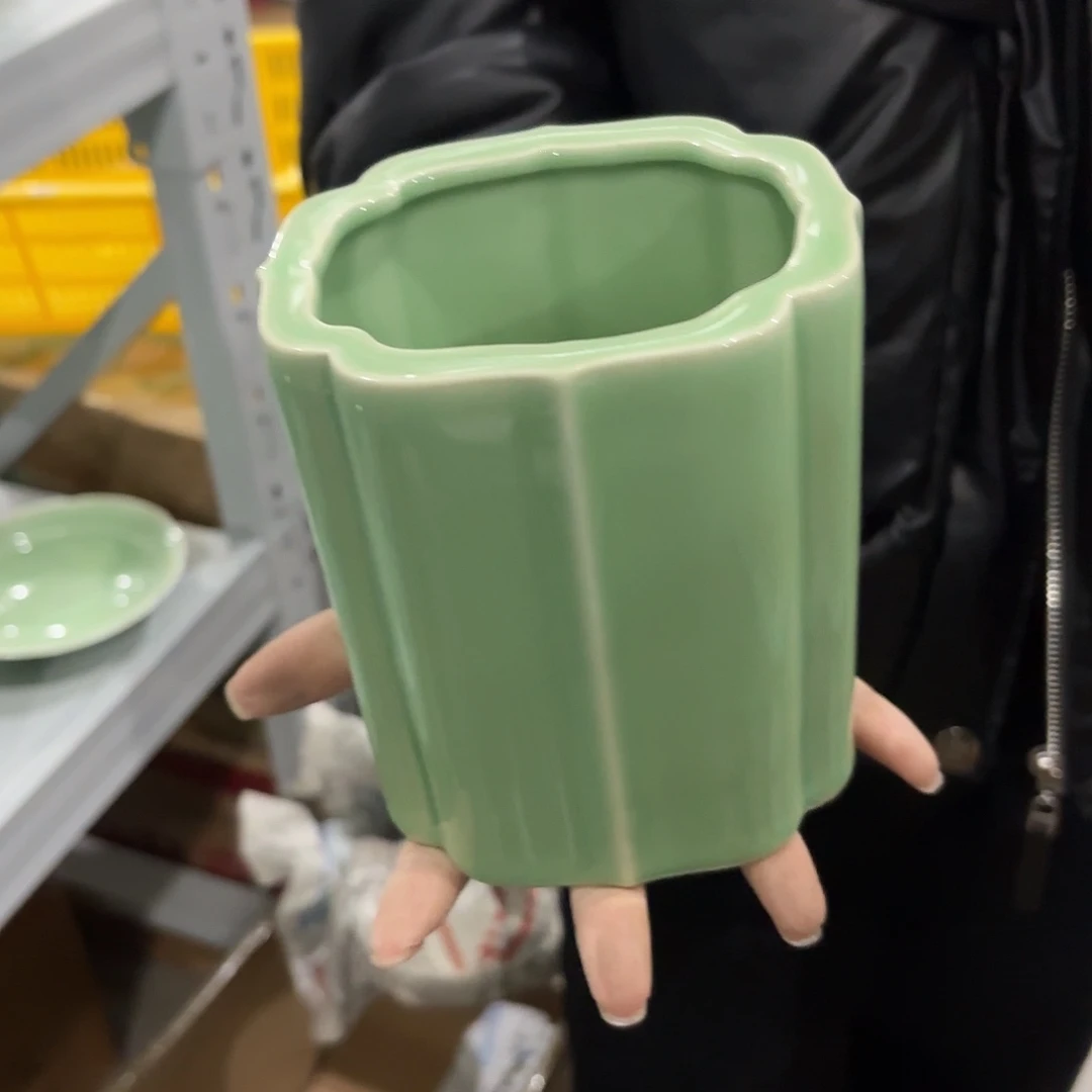 龙泉云间青瓷小米茶器