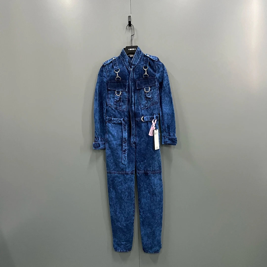 99新 maje （tt4) Stella McCartney 牛仔连体裤 34码 501683